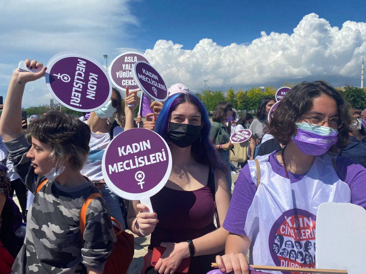 Binlerce kadın Maltepe’de!