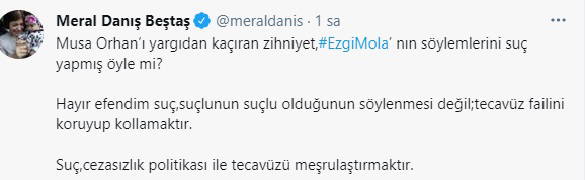 Ezgi Mola'ya destek yağdı: