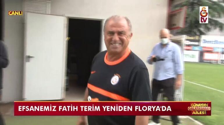 Galatasaray'da Fatih Terim'in ilk antrenmanında Arda Turan detayı