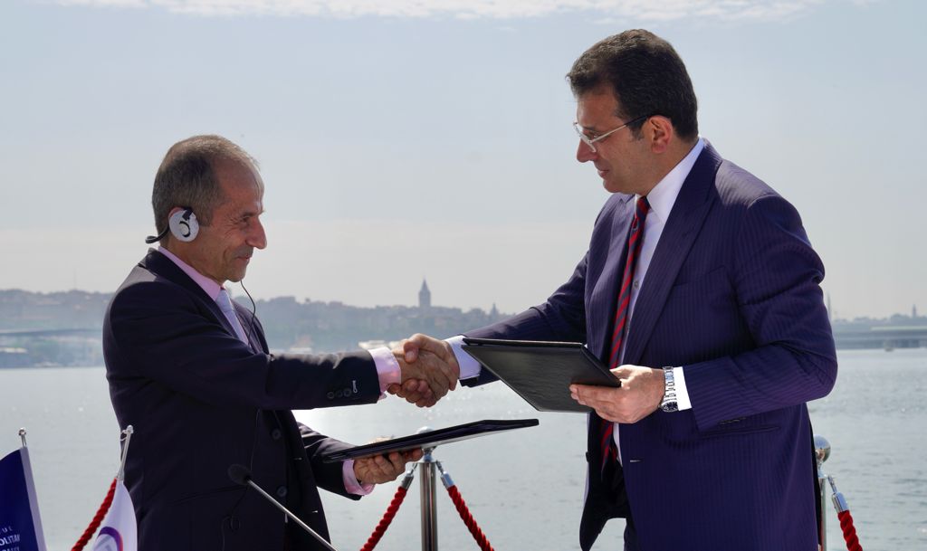 İBB ile AFD arasında 93 milyon Avroluk ön protokol! İmamoğlu imzaladı