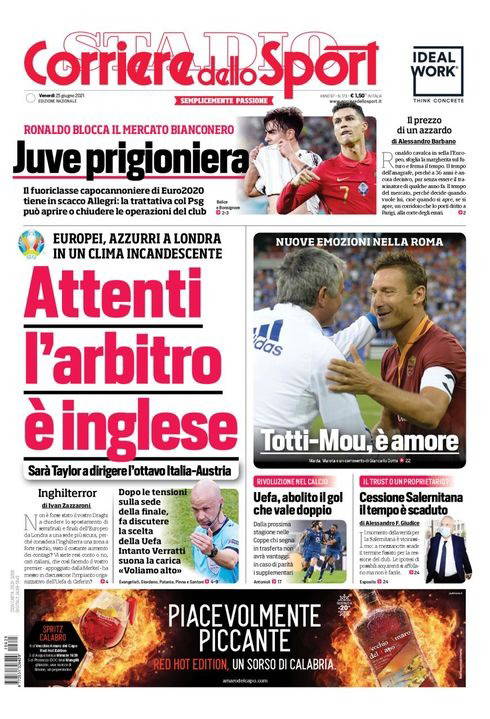 EURO 2020 | İtalya'da basın, finale odaklandı