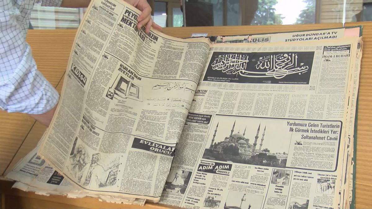 Atatürk Kitaplığı'ndaki tarihi gazete nüshalarını jiletle kesmişler