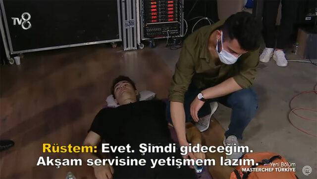 MasterChef'te yarışırken fenalaştı