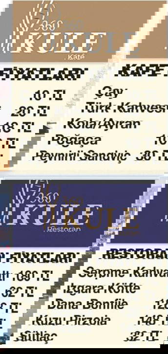 Çamlıca Kulesi'nde çay içmek isteyen 4 kişi 280 lira ödeyecek