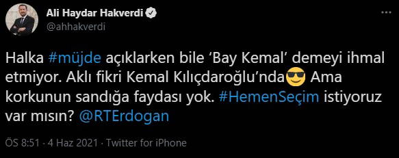 Erdoğan'a 'müjde' tepkileri gecikmedi: 