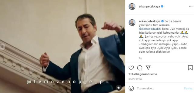 Erkan Petekkaya'dan Acun Ilıcalı'ya Kerimcan Durmaz tepkisi: Acun efendi yuh!