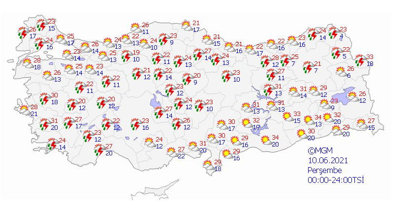 Meteoroloji saat vererek uyardı: Sağanak geliyor!