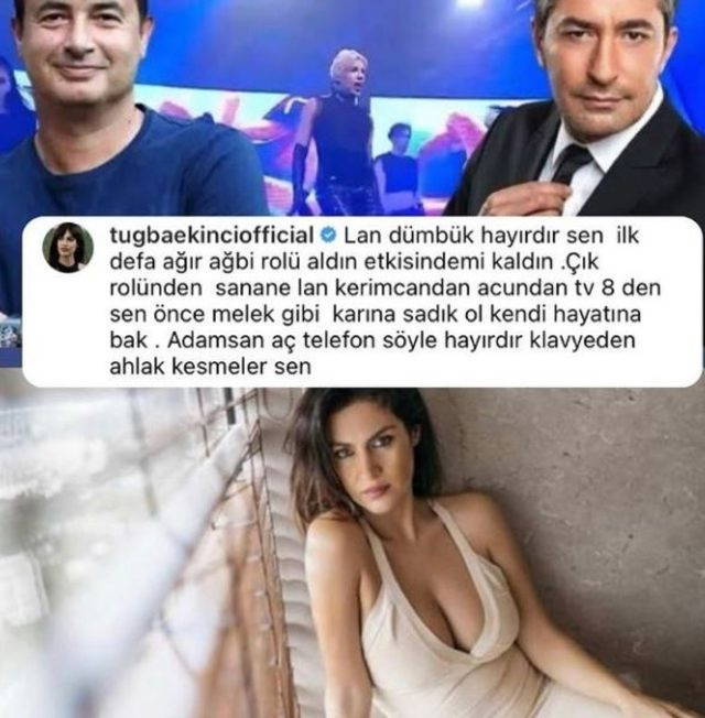 Tuğba Ekinci'den Erkan Petekkaya'ya: 