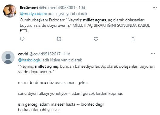 'Millet açmış' diyen Erdoğan'a sosyal medya tepki yağdı! İşte o paylaşımlar