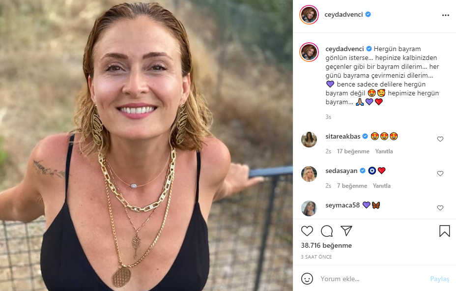 Ünlü isimlerden Kurban Bayramı paylaşımları