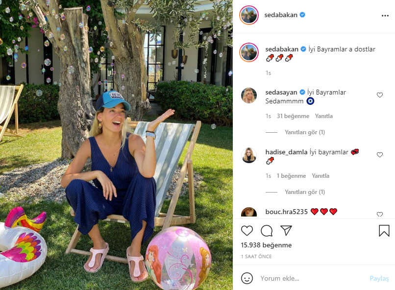 Ünlü isimlerden Kurban Bayramı paylaşımları