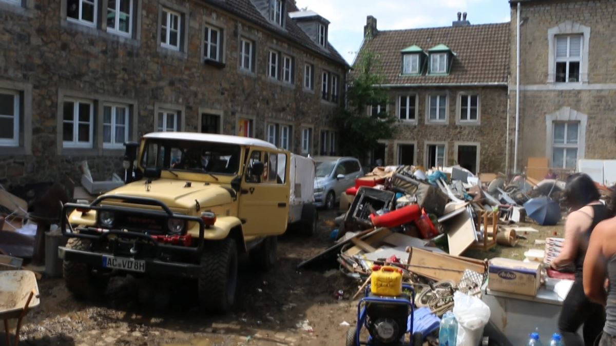 Almanya'da Stolberg bölge sakinleri selde yaşananları anlattılar