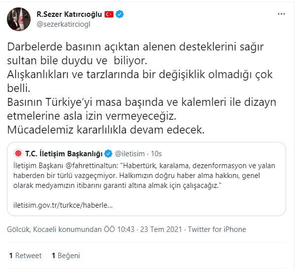 Altun'un eleştirisinin ardından HaberTürk AKP ve MHP'nin hedefinde