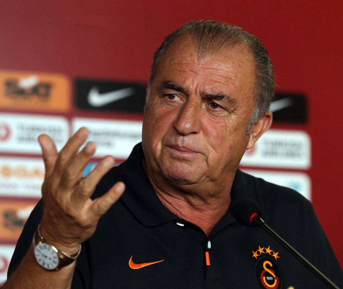 Fatih Terim'den muhabire: 