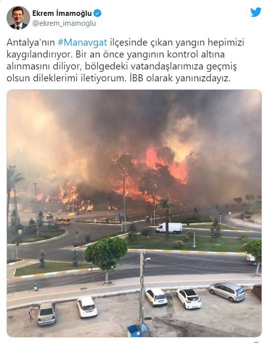 İBB ve ABB'den Manavgat mesajı