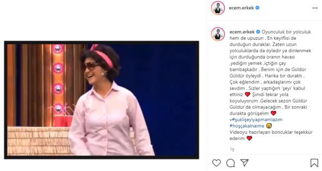 Güldür Güldür'de dikkat çeken ayrılık: Ecem Erkek ve Murat Akkoyunlu projeye veda etti