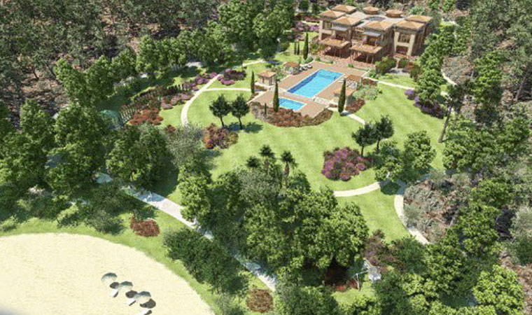 Erdoğan'ın 'Yazlık Sarayı'nın görselleri paylaşıldı