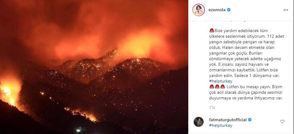 Sanatçılardan yardım çağrısı: #HelpTurkey