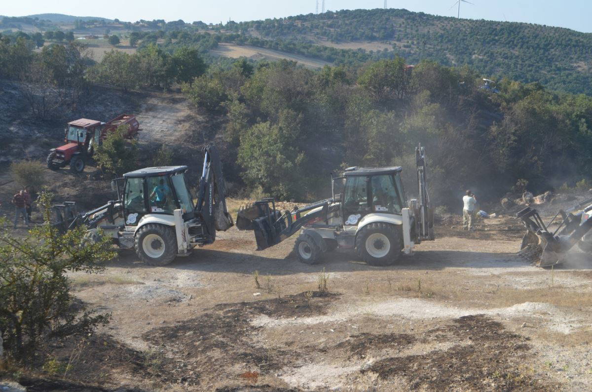 Balıkesir'de orman yangını (02.08.2021)