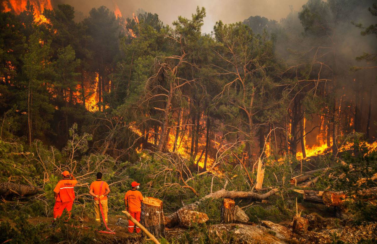 5 ilde 14 yangın devam ediyor! Orman yangınlarında son durum
