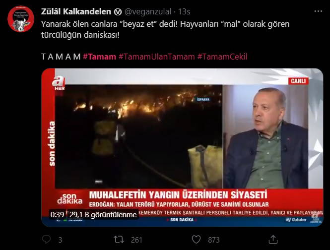 Ünlü isimlerden 'T A M A M' paylaşımları