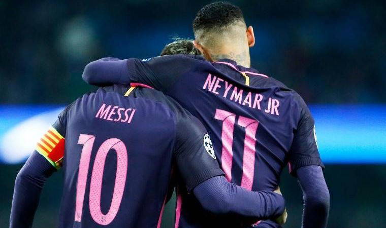 Neymar'dan kafa karıştıran Messi paylaşımı