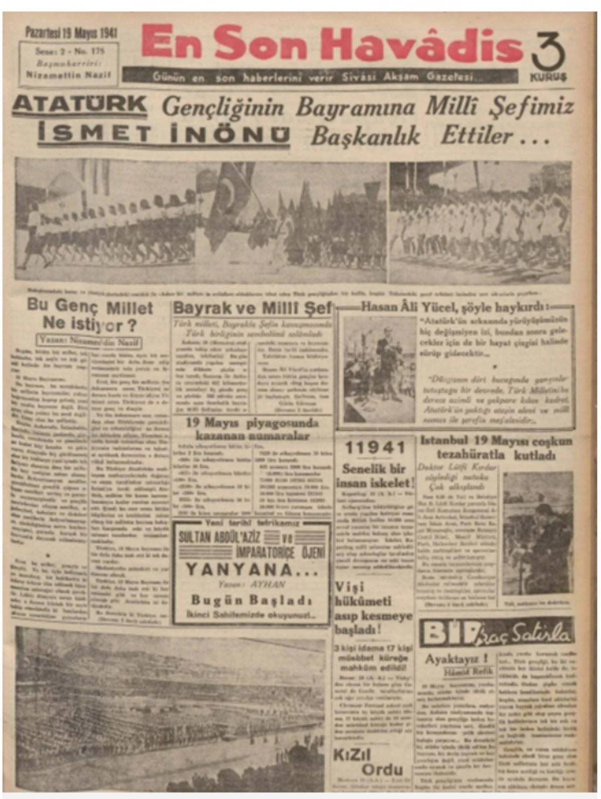 19 Mayıs Atatürk'ü Anma, Gençlik ve Spor Bayramı tarih boyu gazete manşetlerinde nasıl kutlandı?