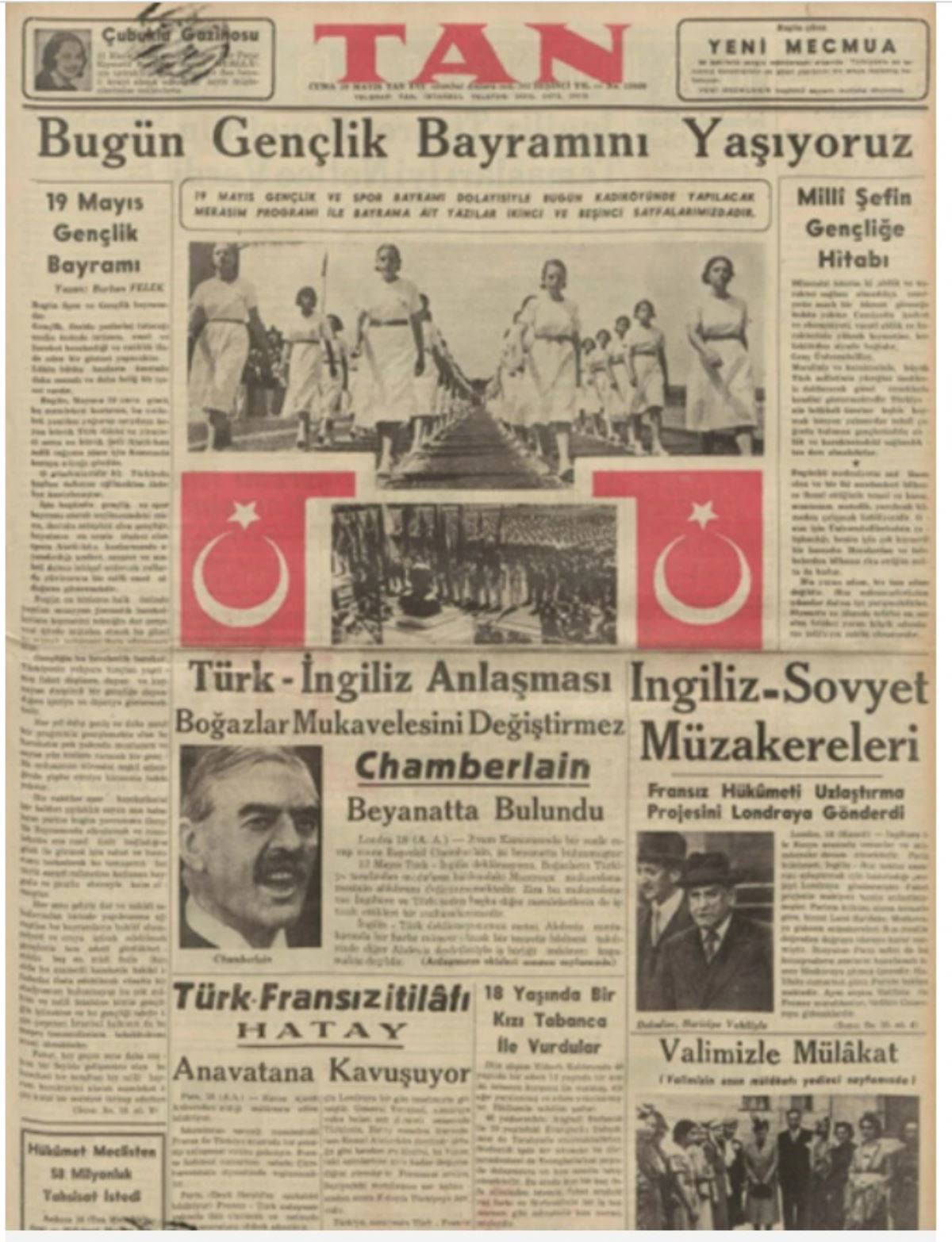 19 Mayıs Atatürk'ü Anma, Gençlik ve Spor Bayramı tarih boyu gazete manşetlerinde nasıl kutlandı?