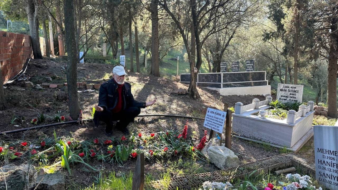 Eski futbolcu hayattayken mezarını yaptırdı: Her gün gidip üzerine yatıyor