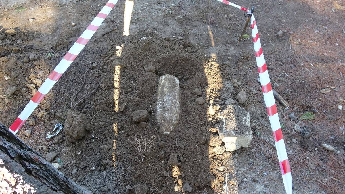 Çanakkale Savaşı'ndan kalma patlamamış top mermisi bulundu