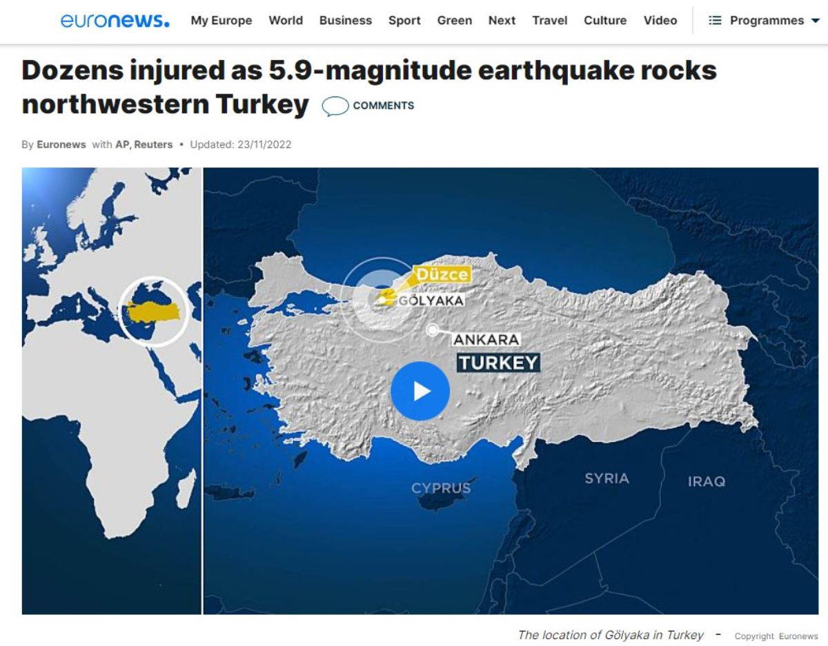 Maraş depremi dünya basınının manşetlerinde