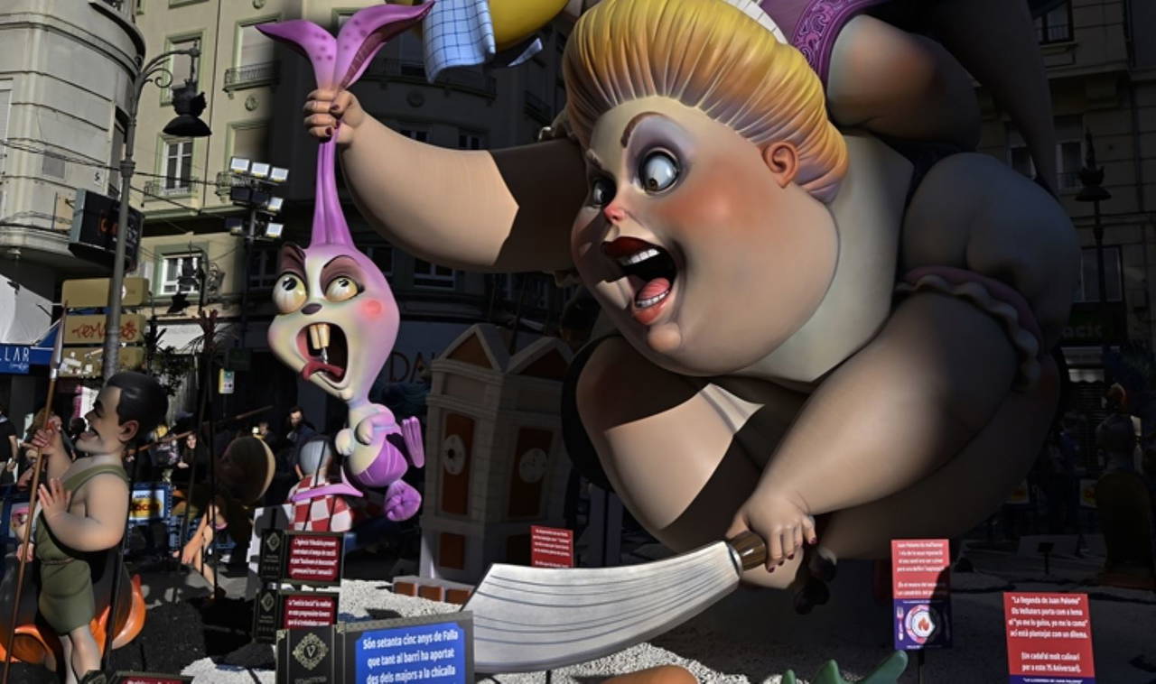 Dev kuklalar yakıldı: Las Fallas sona erdi