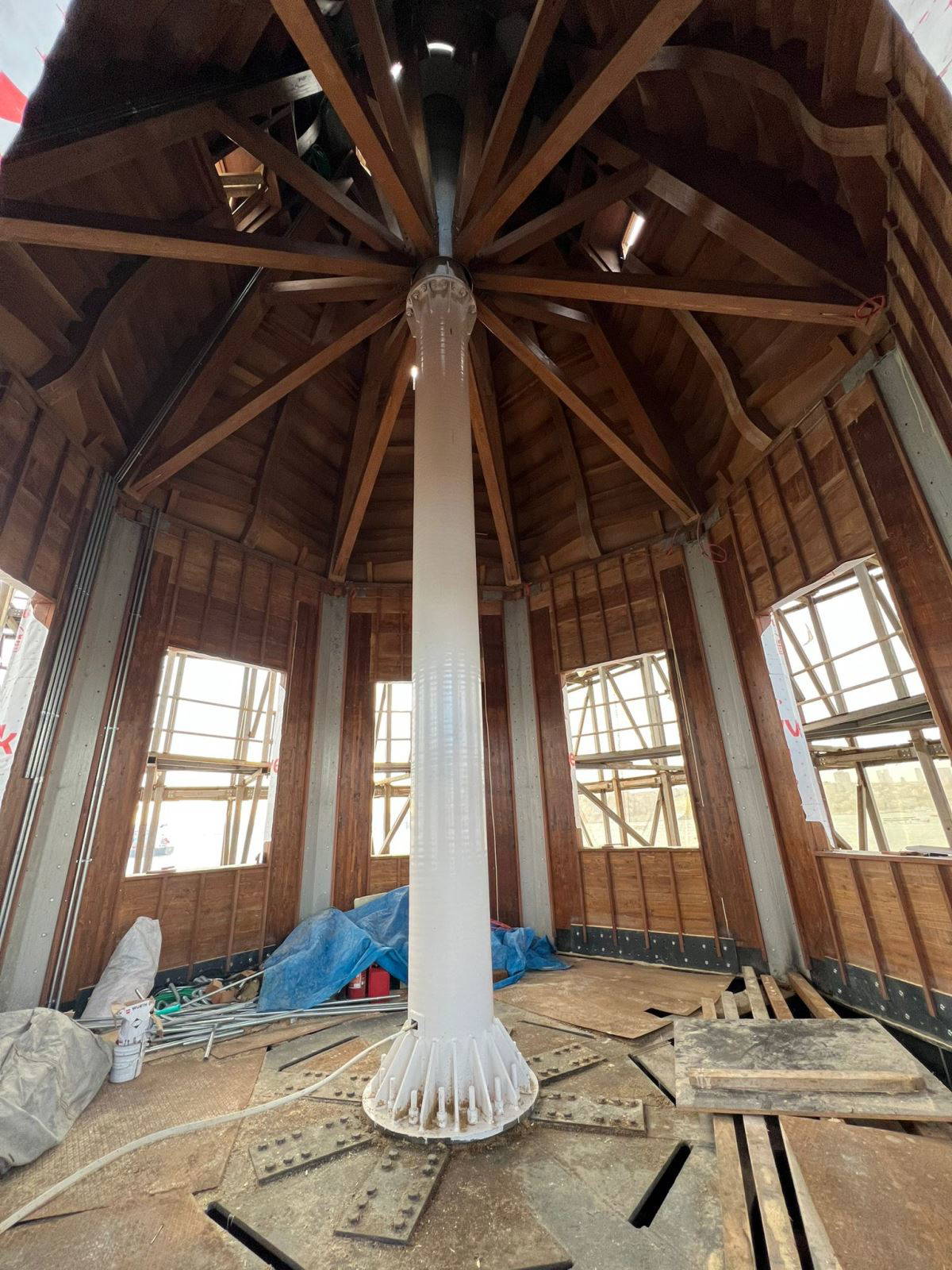 Restore edilen Kız Kulesi'nin son durumu havadan görüntülendi