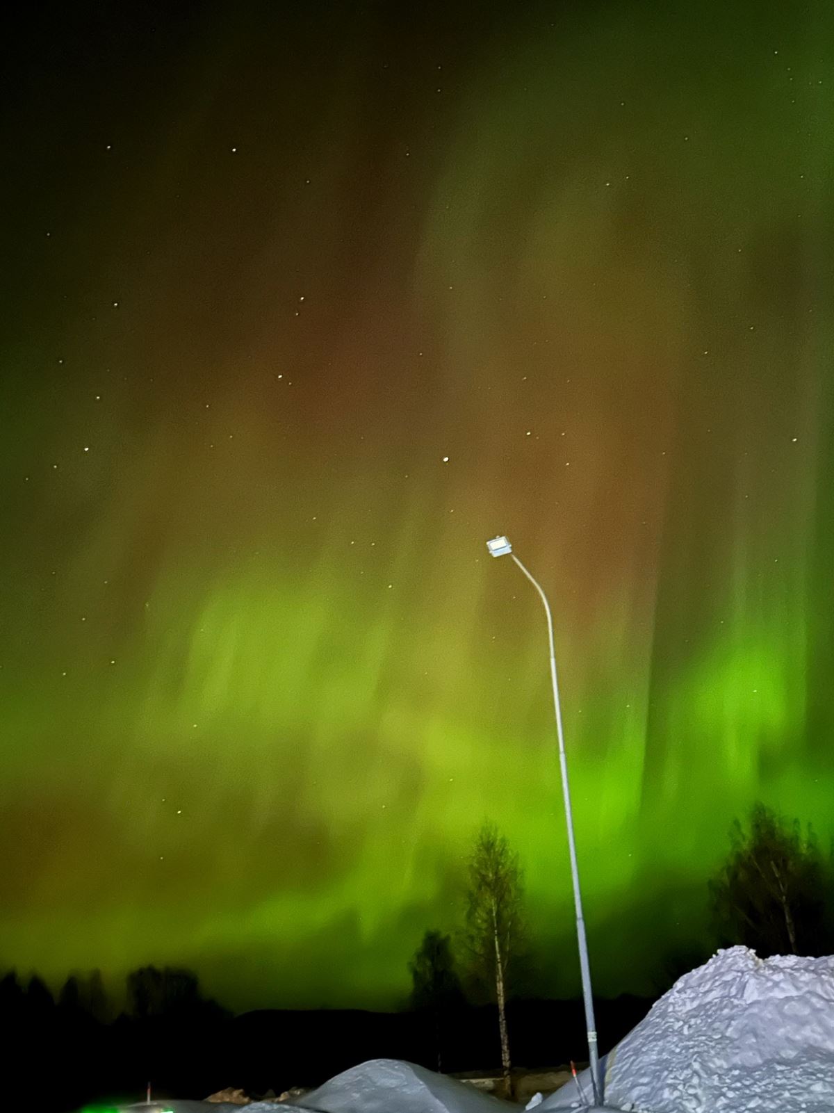 'Kuzey Kutup Işıkları' göz kamaştırdı