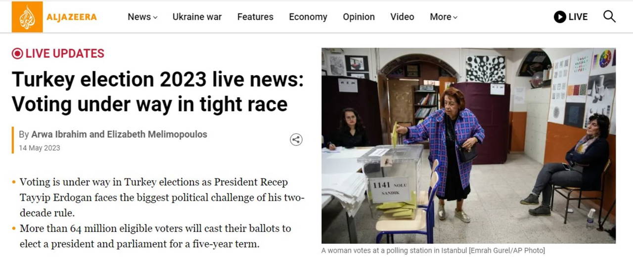 Dünyanın gözü seçimde!