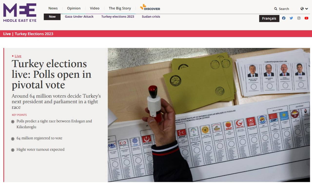 Dünyanın gözü seçimde!