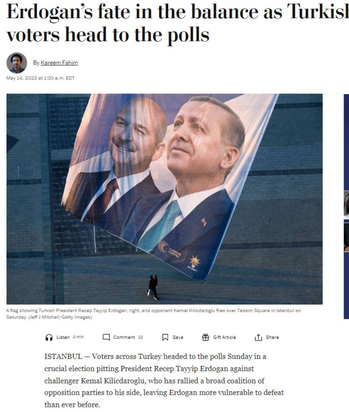 Dünyanın gözü seçimde!