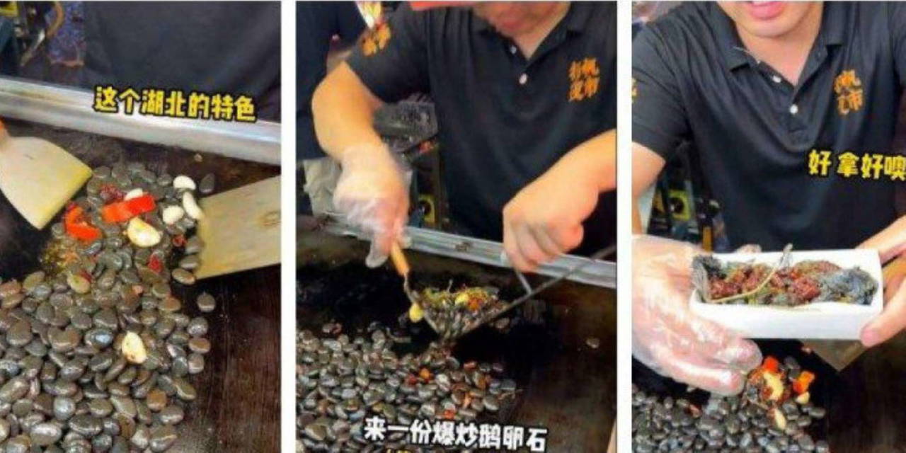 'Taş mı yiyelim' sözü gerçek oldu, taş yiyorlar!