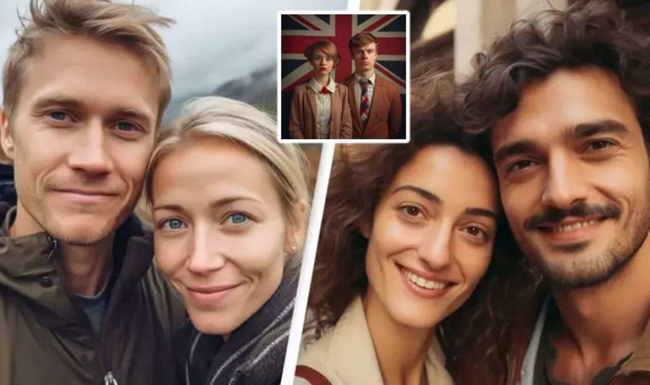 Yapay zeka her ülkeden çiftleri çizdi