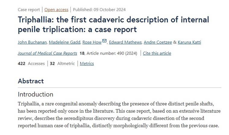 78 yaşındaki adama 'üçlü penis' teşhisi kondu