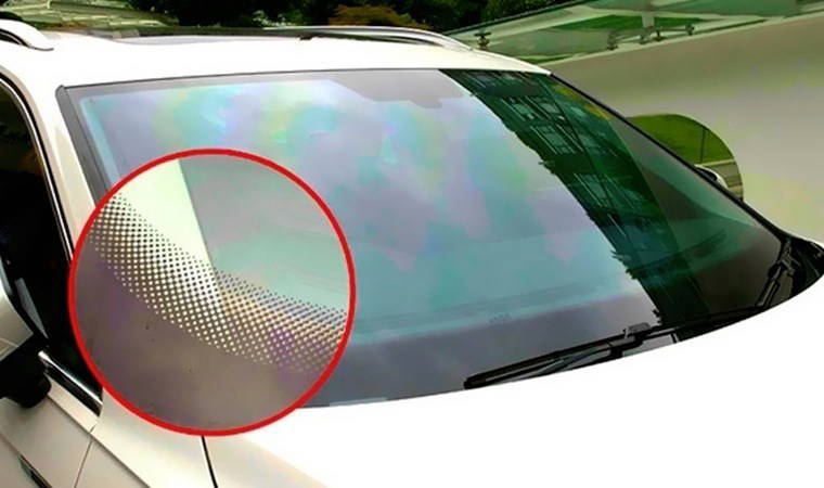 Aracınızın ön camındaki siyah noktalar ne işe yarıyor?