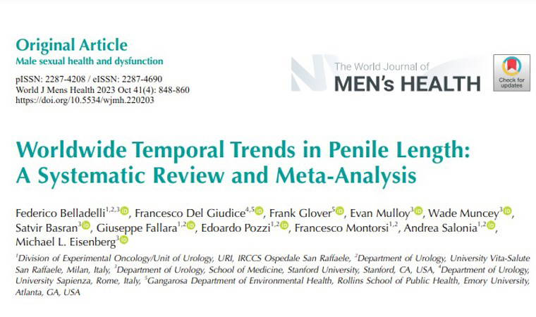 Araştırma: Erkek üreme organı son 30 yılda evrim geçirdi