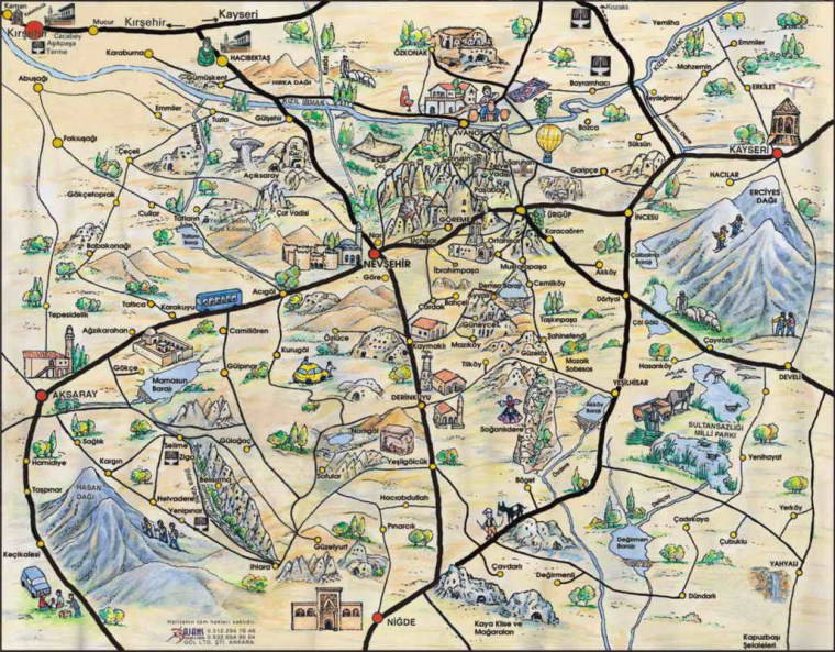 Nevşehir'in kalbinde yer alan peri masalı ilçe: Uçhisar