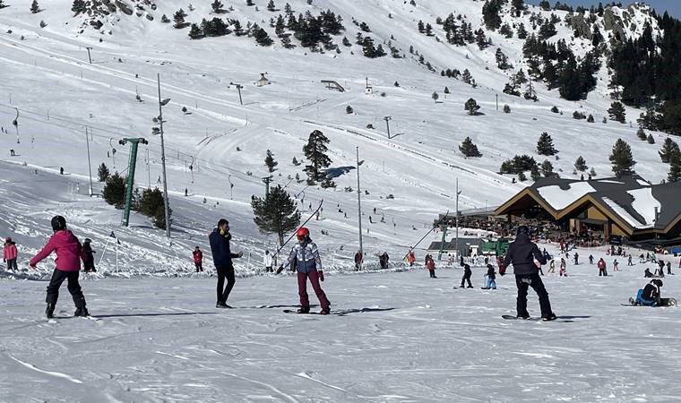 Bolu'da iki mevsim bir arada yaşanıyor