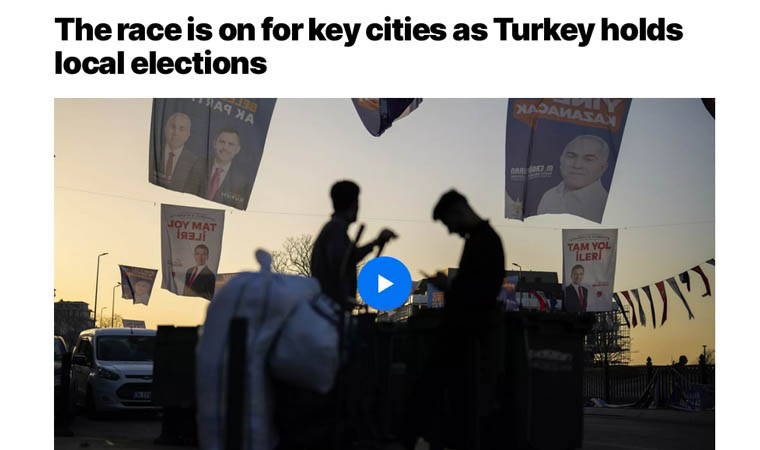 Asya'dan Avrupa'ya dış basında çarpıcı 'yerel seçim' manşetleri