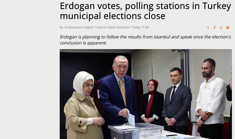 Asya'dan Avrupa'ya dış basında çarpıcı 'yerel seçim' manşetleri