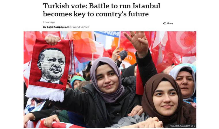 Asya'dan Avrupa'ya dış basında çarpıcı 'yerel seçim' manşetleri