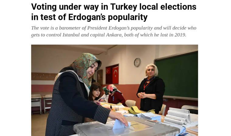 Asya'dan Avrupa'ya dış basında çarpıcı 'yerel seçim' manşetleri