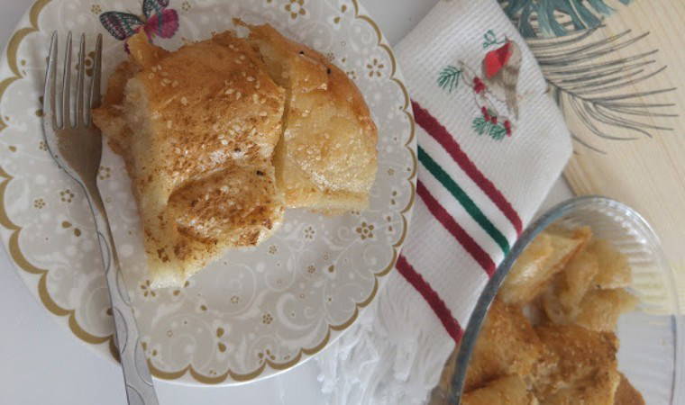 Bayat pidelerinizi enfes bir lezzete dönüştürün: Pratik tarifiyle bayat pide tatlısı...