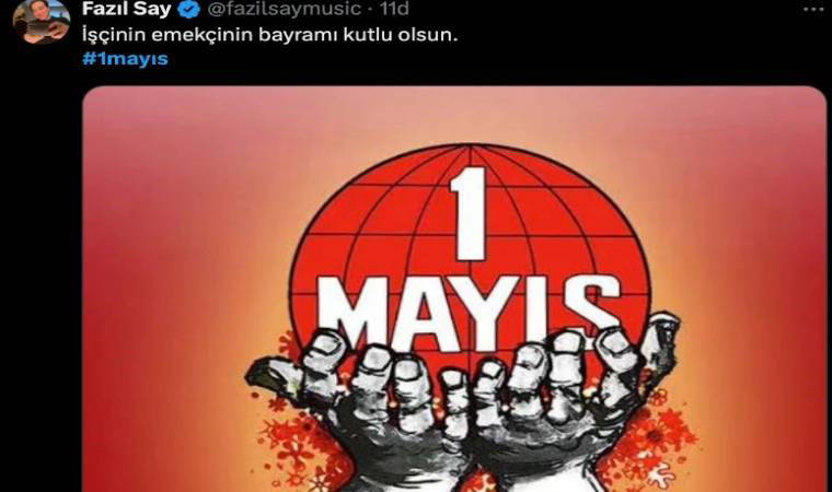 Sanatçılardan 1 Mayıs mesajları: 'Saraçhane geçilmez'